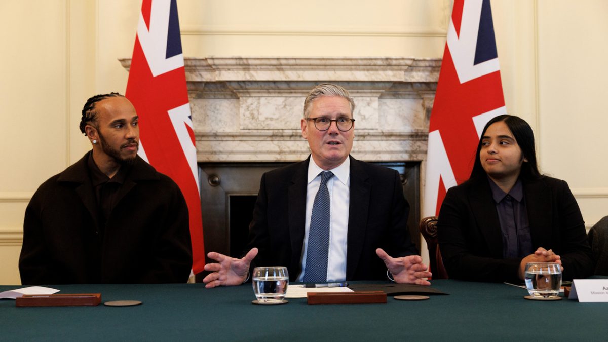 Lewis Hamilton meets UK Prime Minister in London