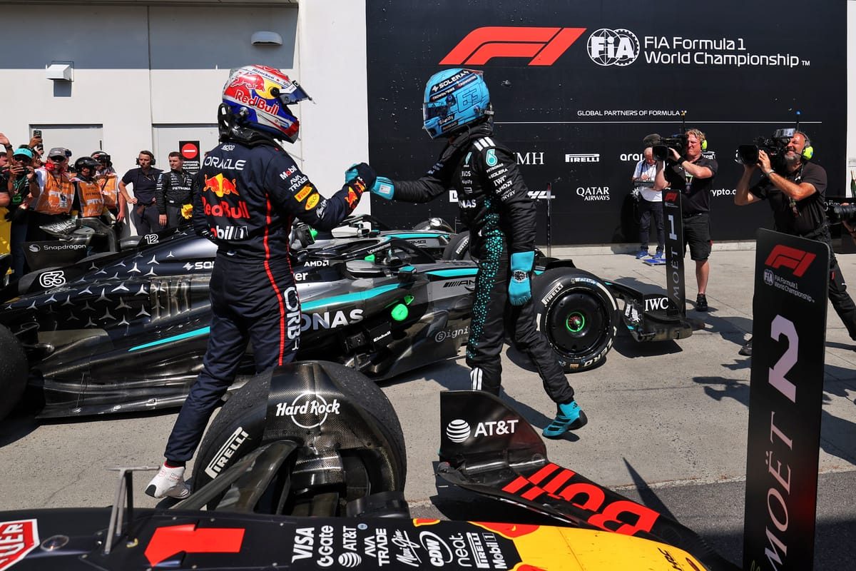 The Battle for Victory: Red Bull Challenges Canadian GP Winner Russell