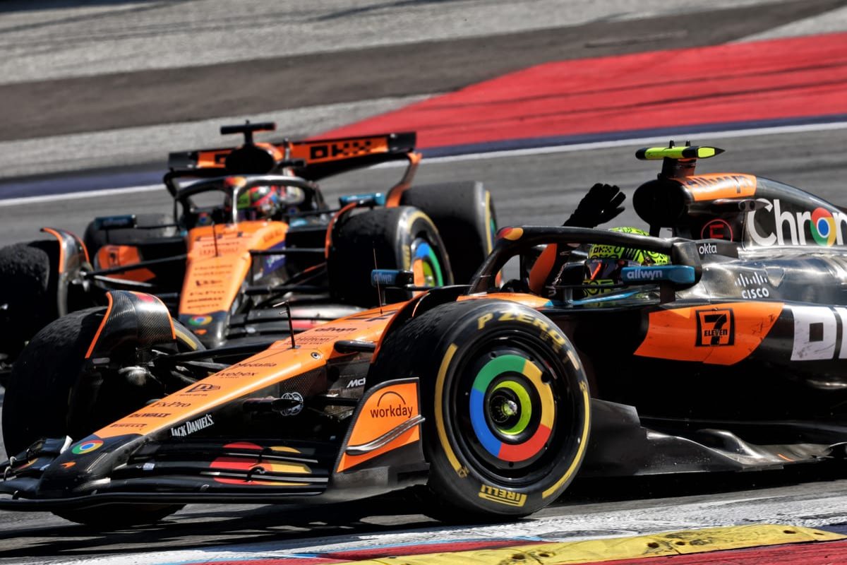Intense Battle: Norris Secures Victory against Piastri in All-McLaren Showdown at Austrian GP