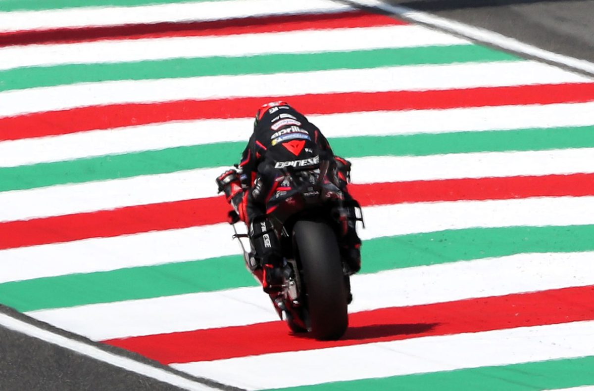 Bezzecchi Leads the Charge: Aprilia Dominates Italian MotoGP Warm-Up