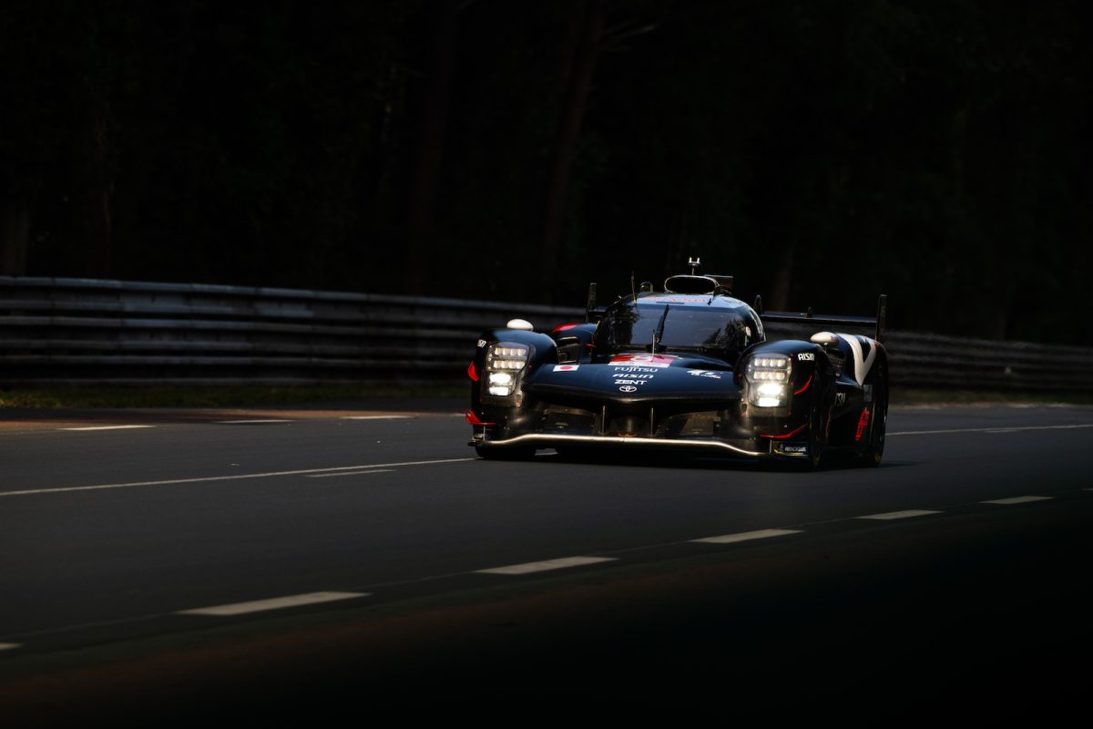 Toyota’s Seb Buemi sets pace in night practice at Le Mans