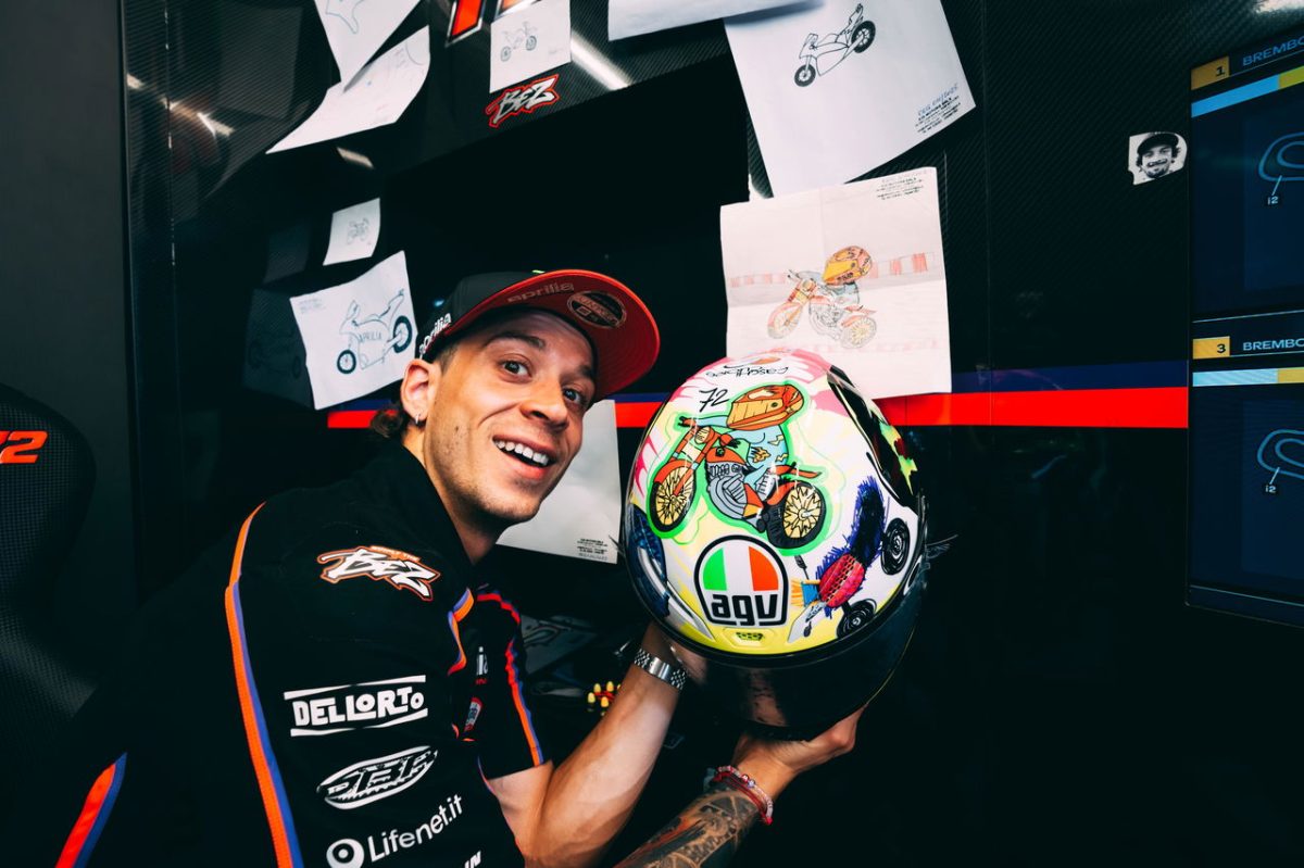 Marco Bezzecchi Unveils Touching Tribute with Custom Helmet for 2025 Italian MotoGP