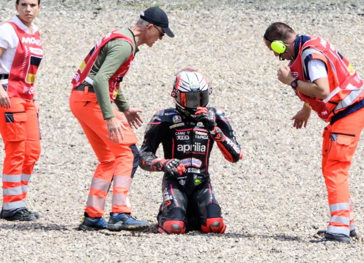 Marco Bezzecchi caution led to German MotoGP crash: "I braked a bit too softly"