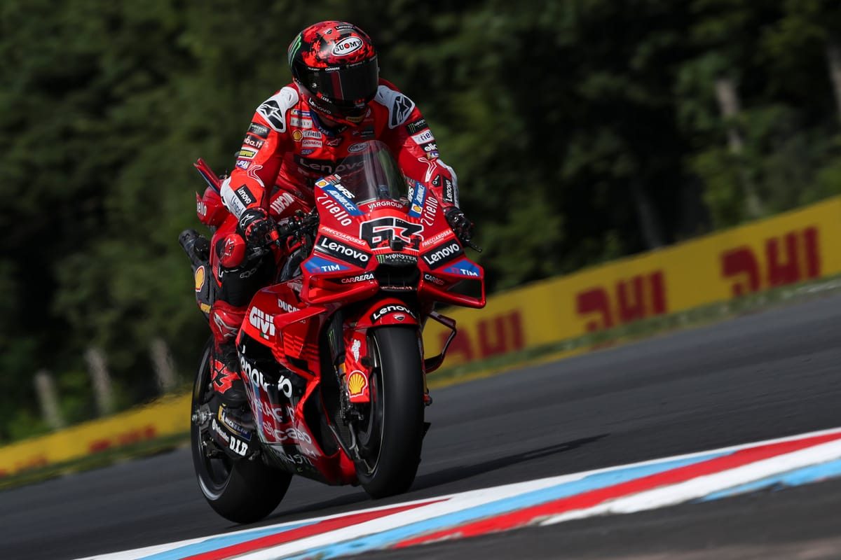 Bagnaia Shines, Marquez Tumbles: Czech GP Qualifying Drama Unfolds