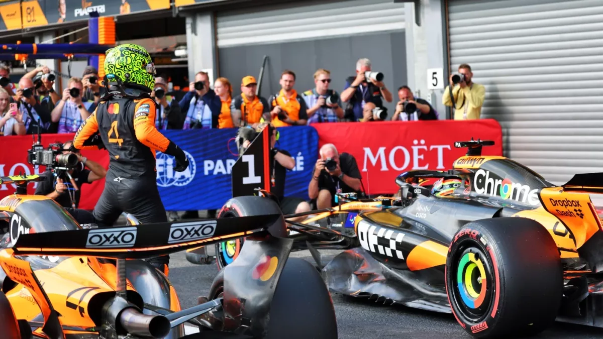 Rising Star Lando Norris Stays Unfazed by Oscar Piastri's Lead in F1 Belgian GP Sprint Qualifying