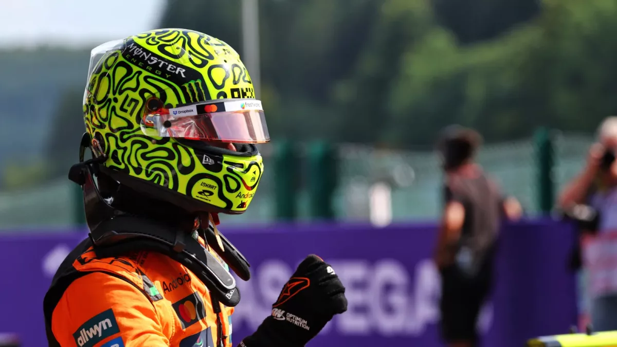 Rising Star Lando Norris Shines Bright with Pole Position in McLaren's Dominant Display at F1 Belgian Grand Prix
