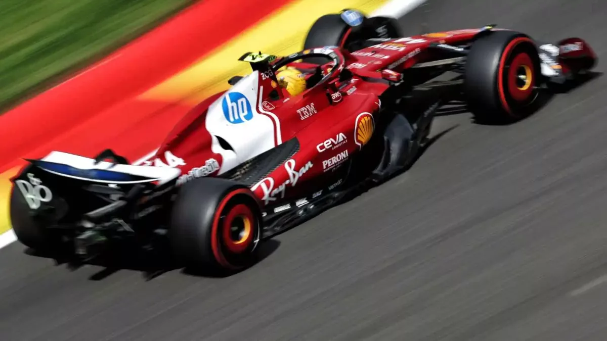 The Grand Prix Gamble: Lewis Hamilton Leads Star-Studded Trio in Pitlane Pursuit at F1 Belgian GP