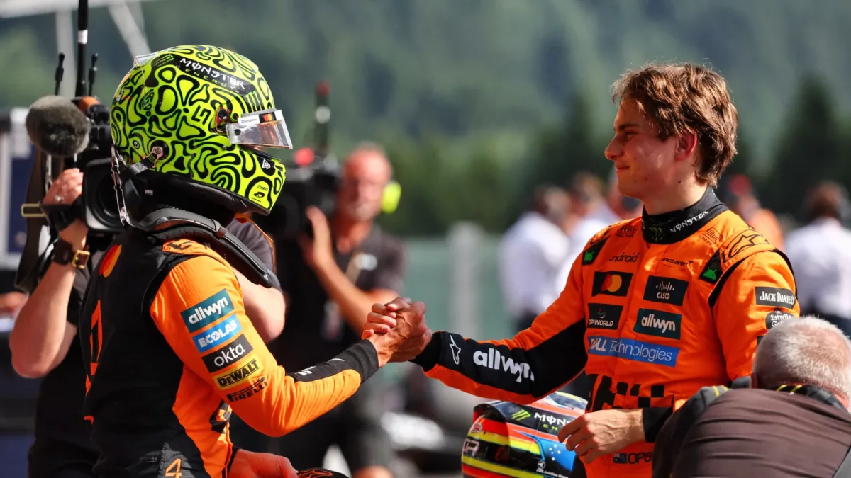 Drama Unfolds: McLaren's Lando Norris Grabs Pole from Oscar Piastri at F1 Belgian GP!