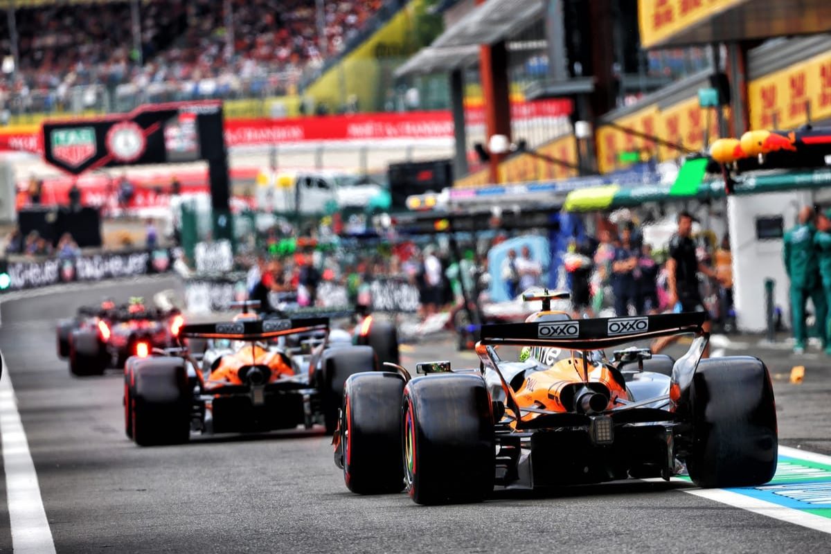 Belgian Grand Prix 2025 F1 starting grid