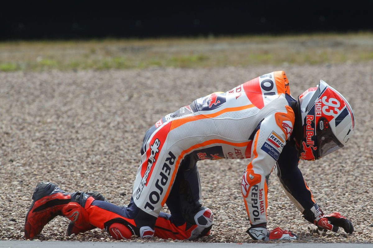 Champion's Perseverance: Marc Marquez's Struggle and Resolve on the Racing Circuit