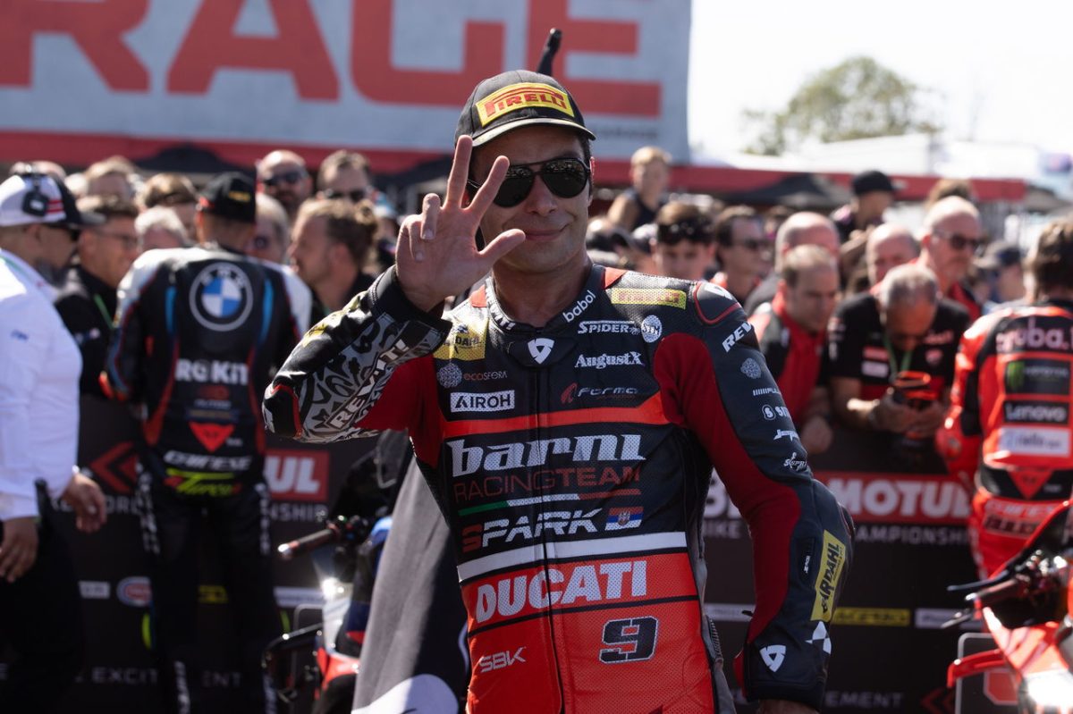 Petrucci's Bold Tire Strategy Shakes Up WorldSBK Race 1 in the UK