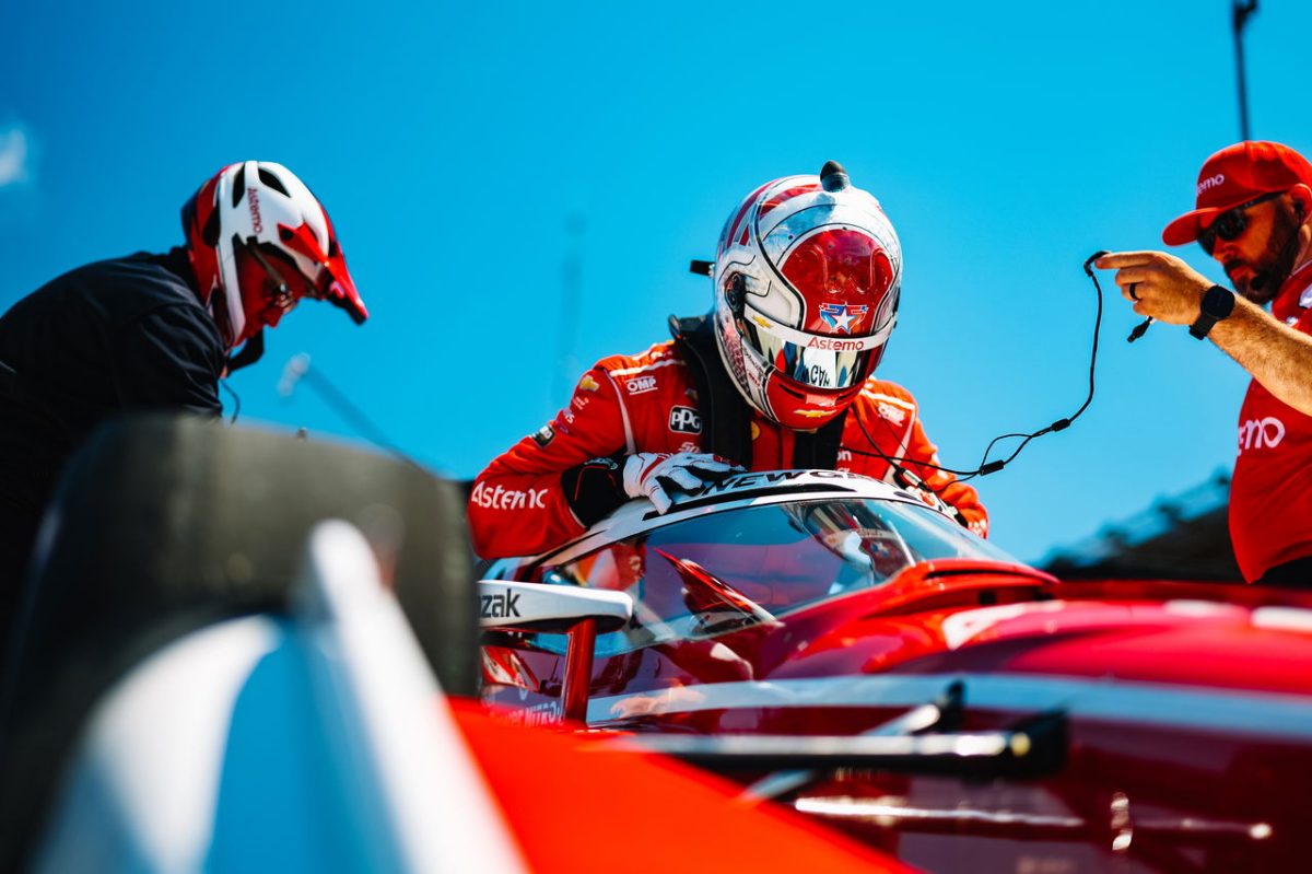Newgarden Revs Up Team Penske with Remarkable Qualifying Triumph at Laguna Seca