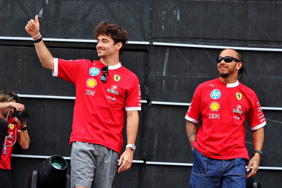 Lewis Hamilton tipped to “push Ferrari in the right direction” as Charles Leclerc dynamic praised