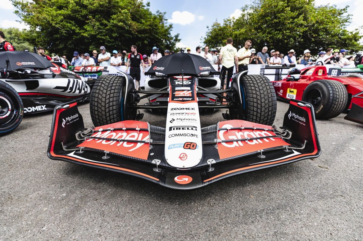 Haas F1 Boss Gene Haas Takes the Wheel in Spectacular Goodwood Festival of Speed Display
