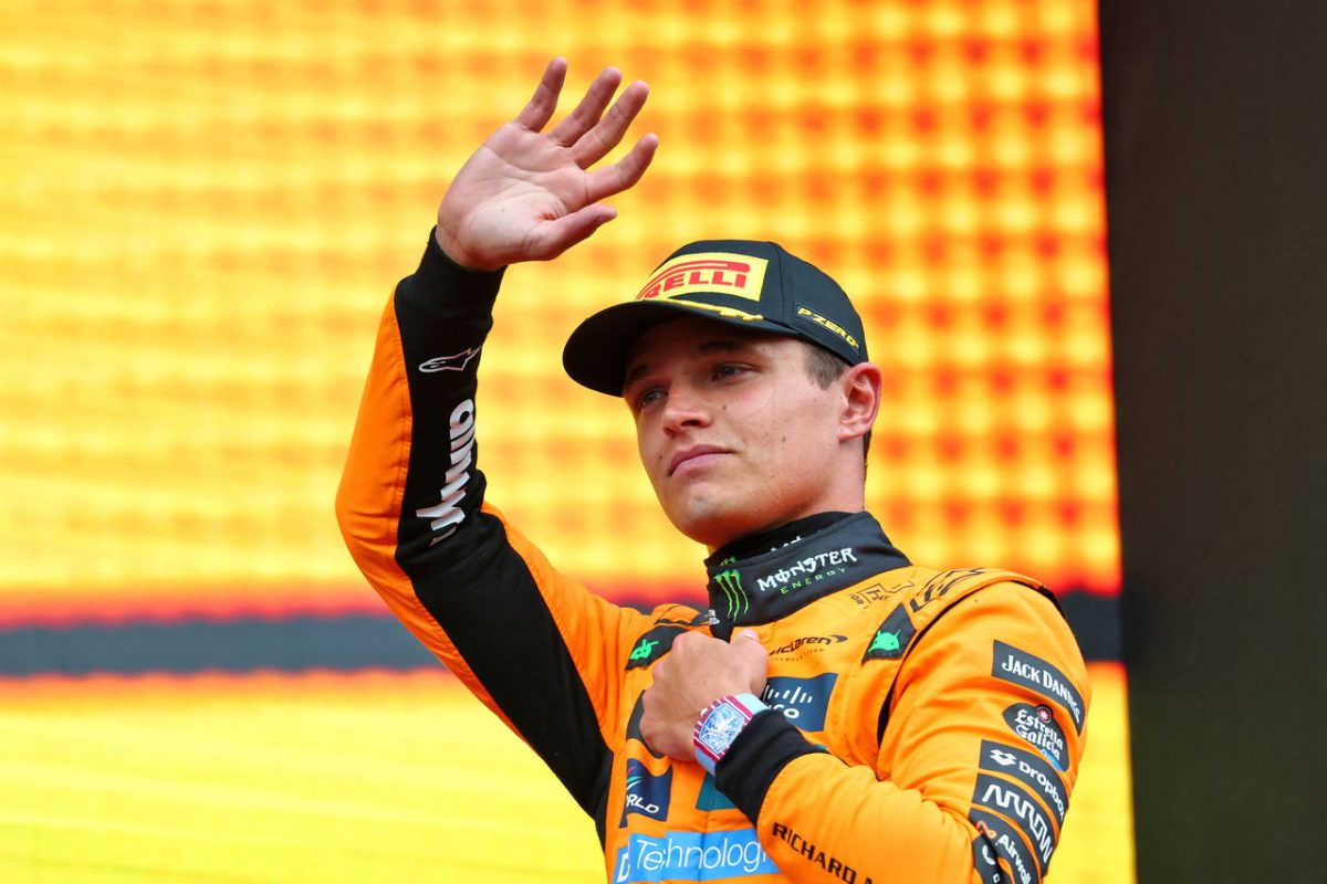 Calm and Confident Lando Norris Dispels Battery Rumors, Credits Victory to Skillful Performance in the Slipstream at Belgian GP