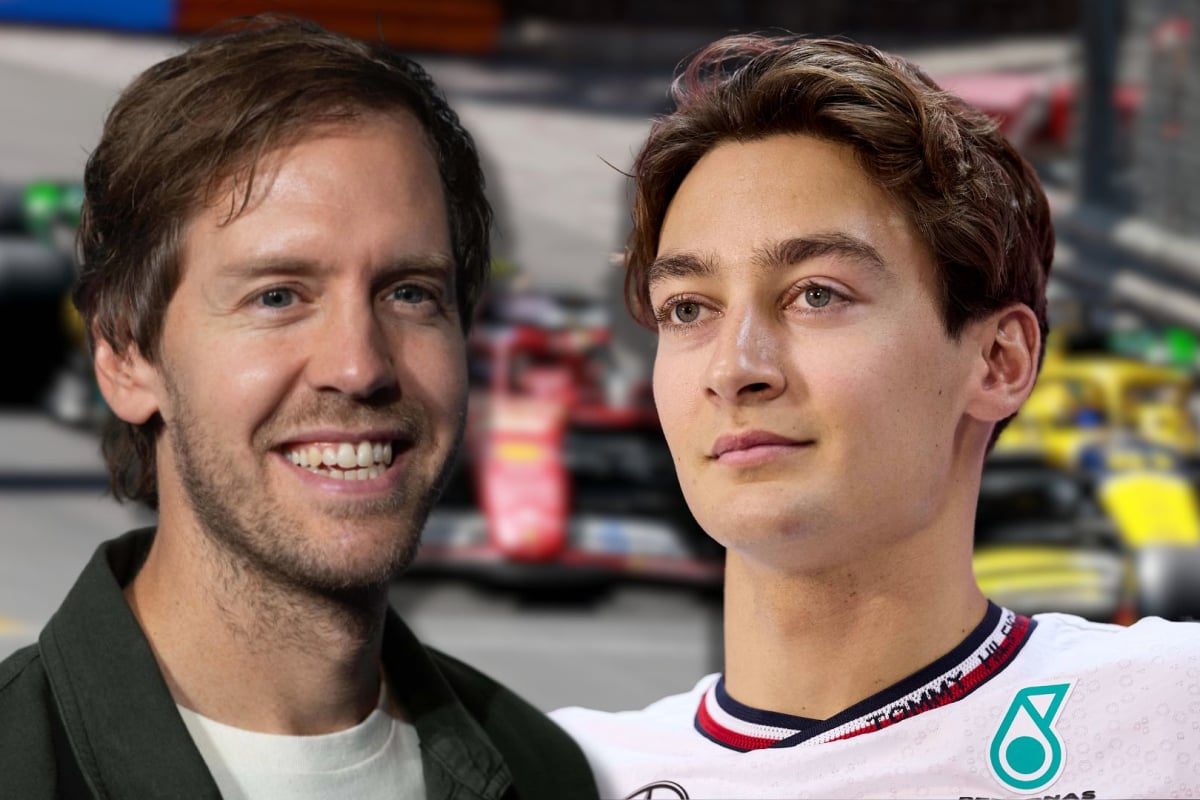 Revving Up for Change: George Russell Teams Up with Sebastian Vettel for a Powerful Cause