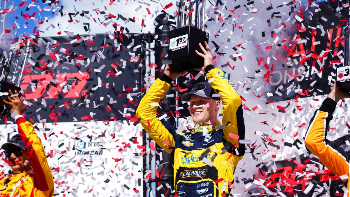Rising Star Christian Rasmussen Dominates Milwaukee Mile for First IndyCar Win