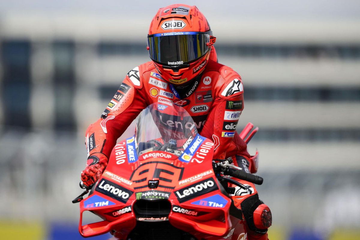 Marc Marquez Dominates While Francesco Bagnaia Struggles in Hungarian MotoGP Warm-up