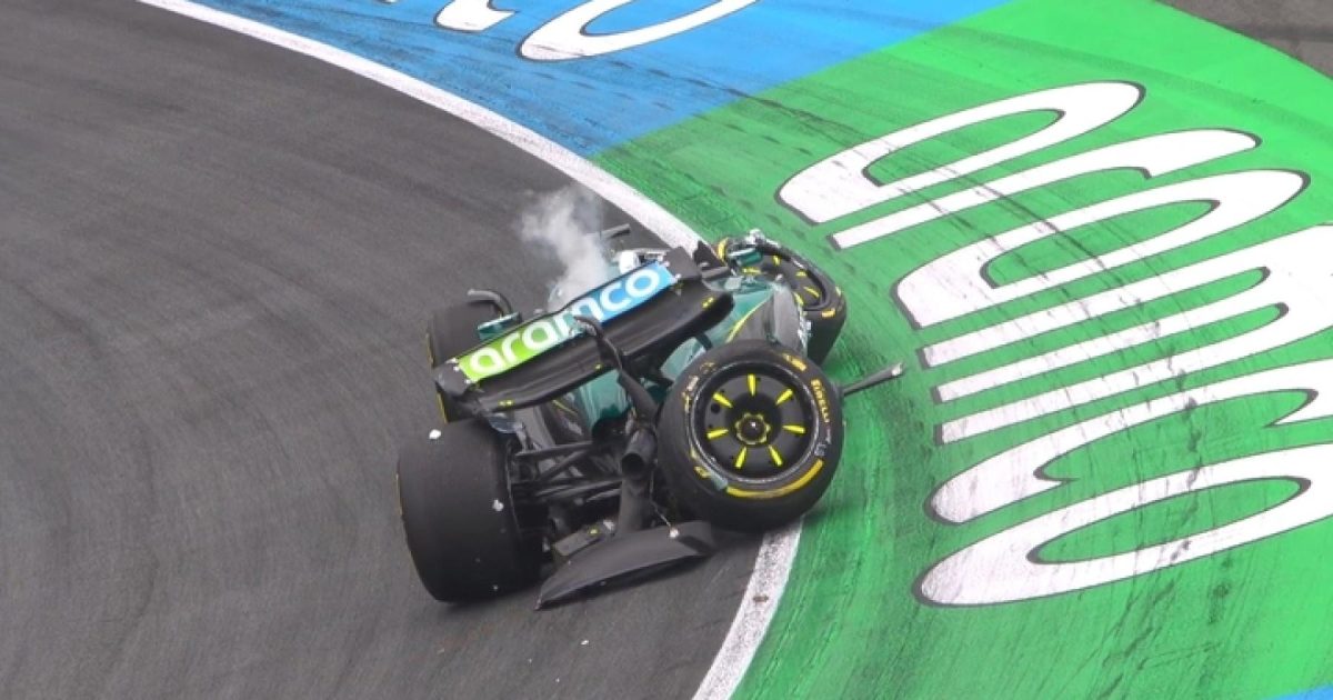 Devastating Crash Halts Action: Lance Stroll Shakes Up Dutch FP2 with Red Flag Moment