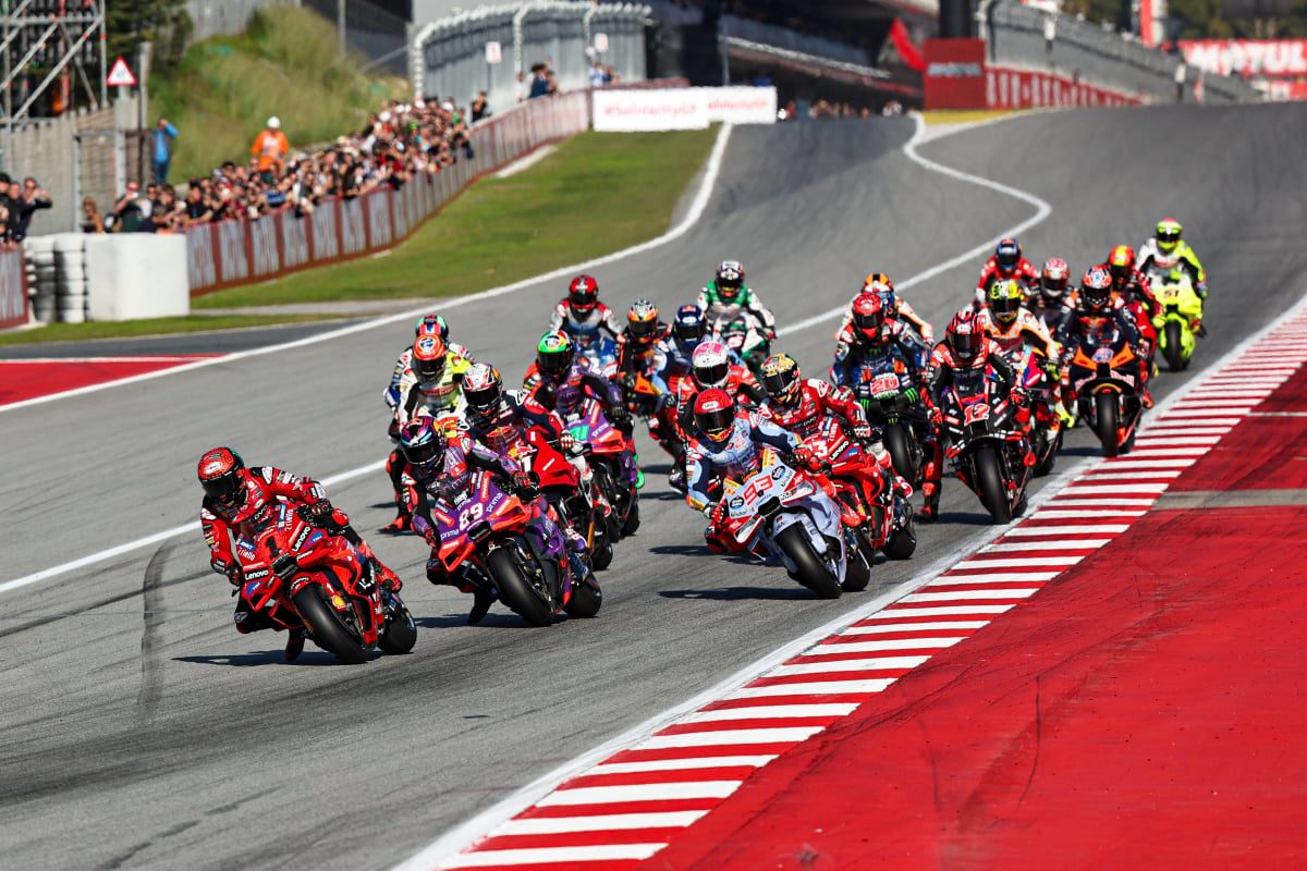 High-Octane Chaos: MotoGP Bike Collides with TV Camera Midair