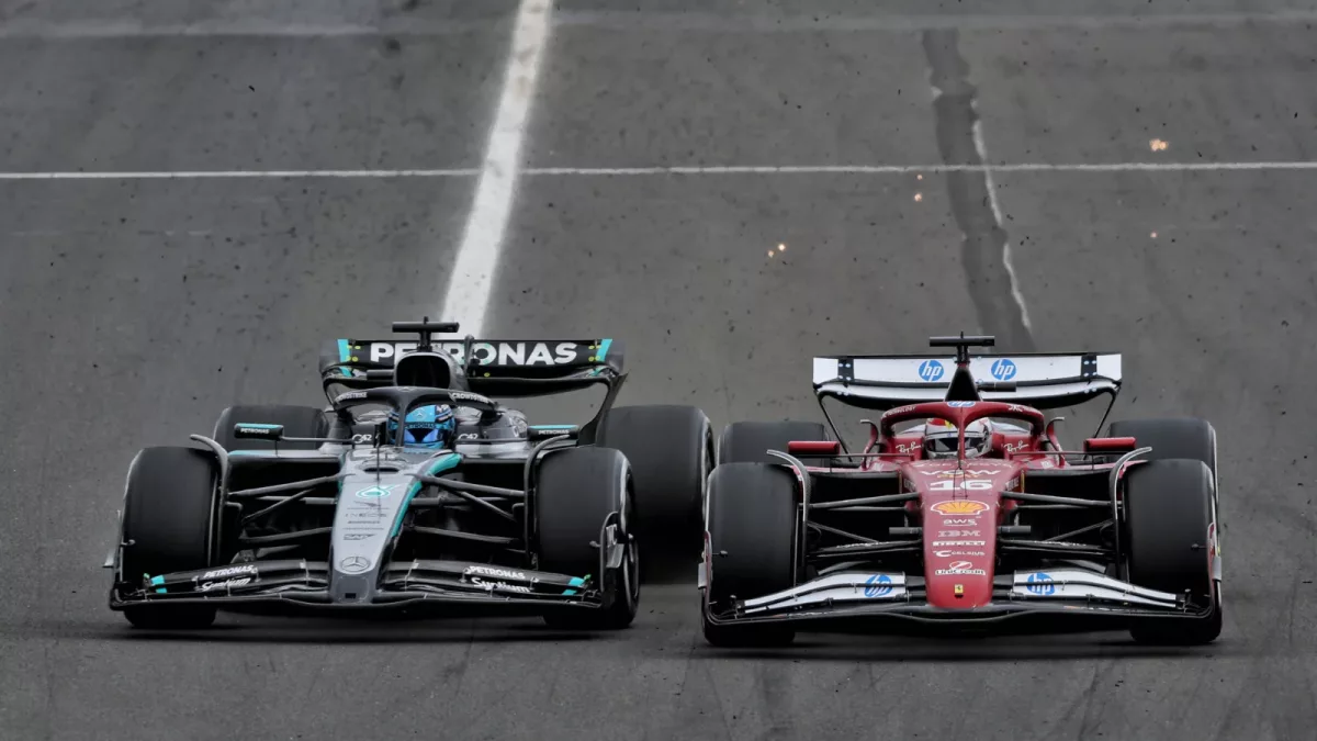 George Russell Calls Out Charles Leclerc for Risky Behavior in Intense F1 Hungarian Grand Prix Showdown