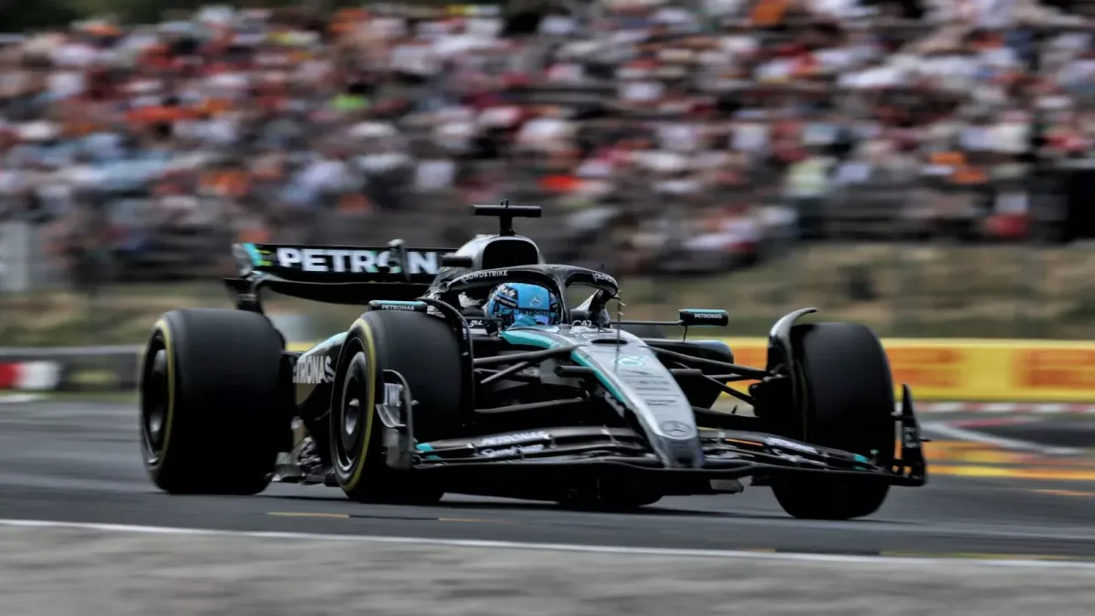 Staying Grounded: George Russell's Strategic Approach Amidst Mercedes Revival in Hungary