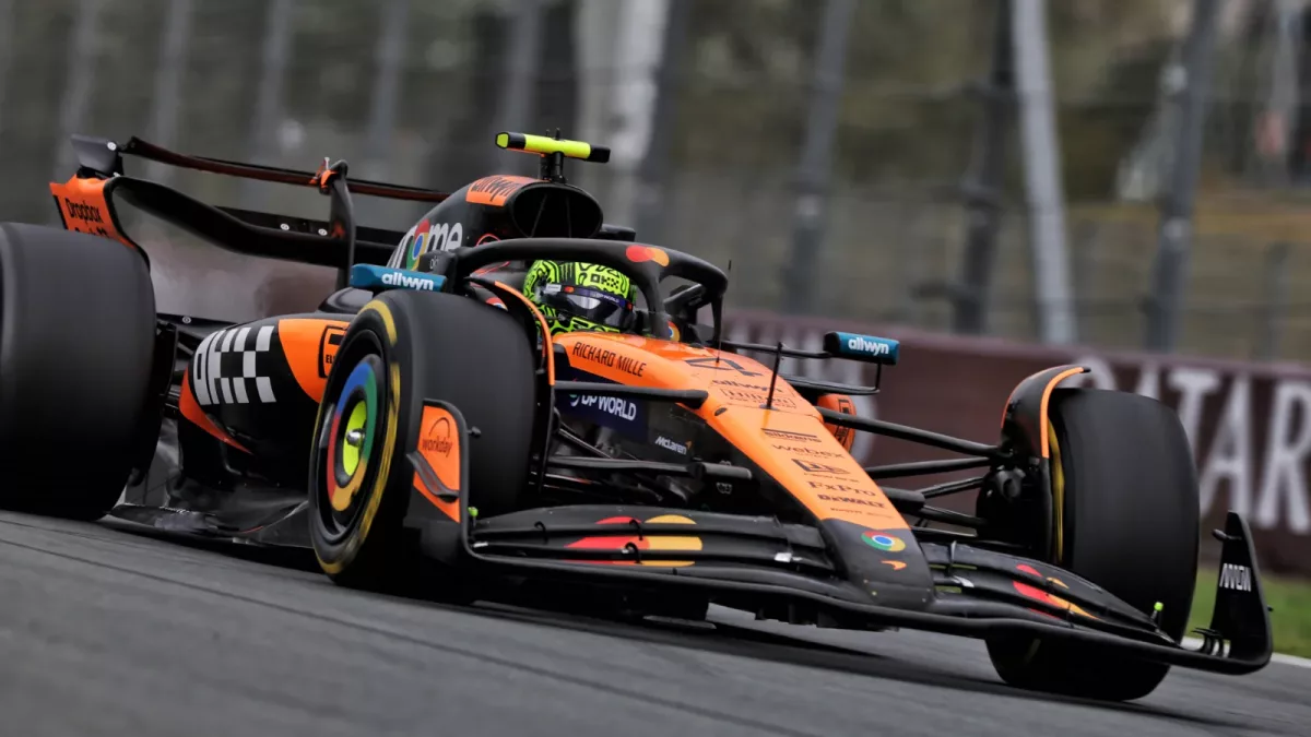 Rising Star Lando Norris Dominates Chaotic FP2 at F1 Dutch Grand Prix