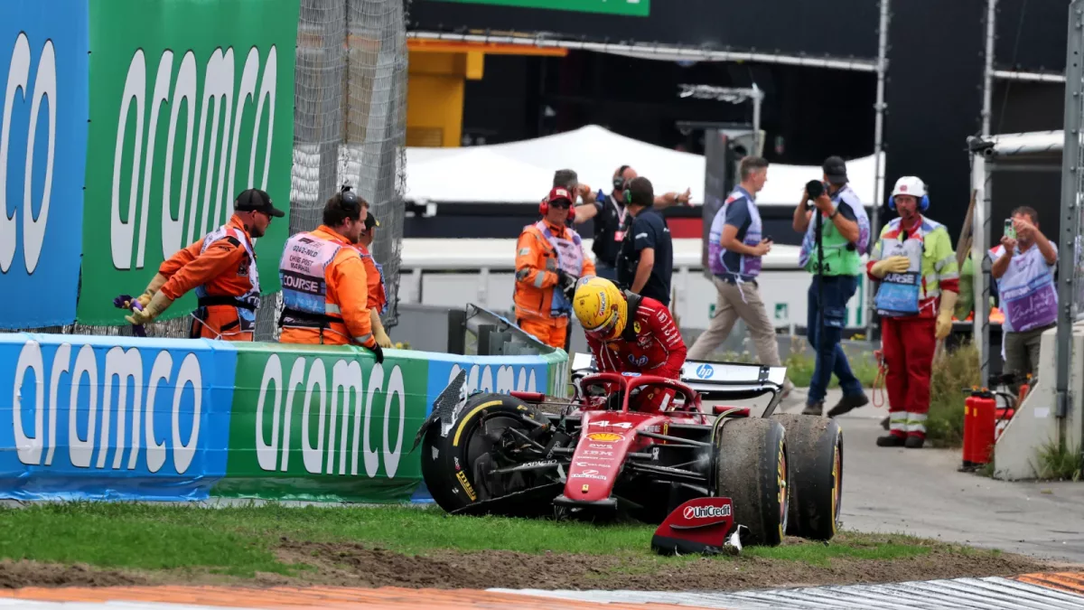 Hamilton Faces Unexpected Setback: The Stinging Blow of the F1 Dutch GP Crash