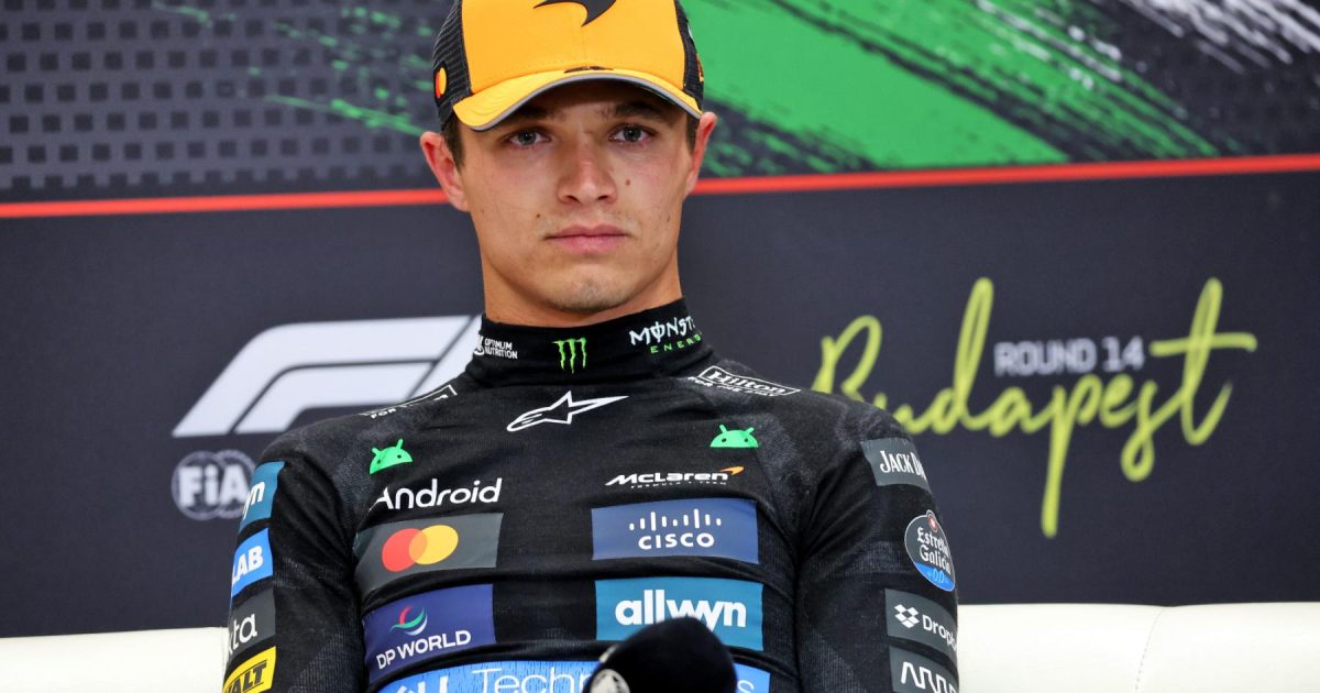 Lando Norris reveals sarcastic reaction to first-lap agony