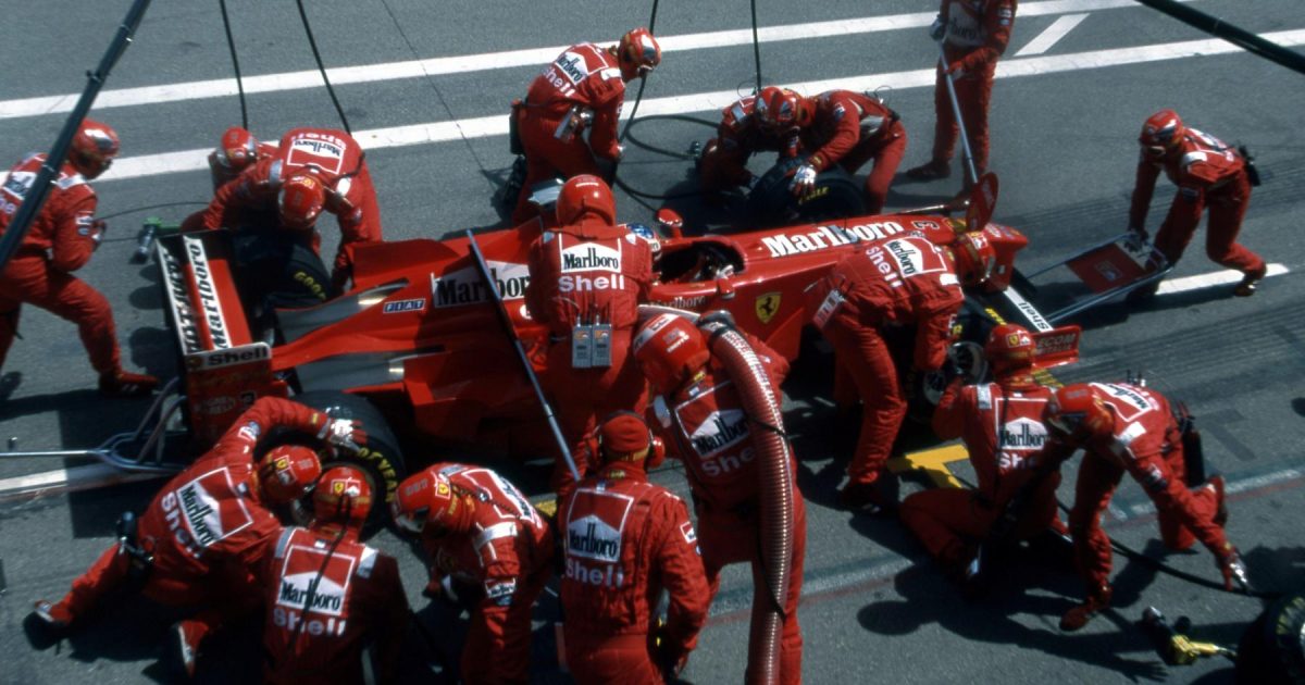 Victory Lap: Michael Schumacher's Ferrari Triumph Over McLaren"