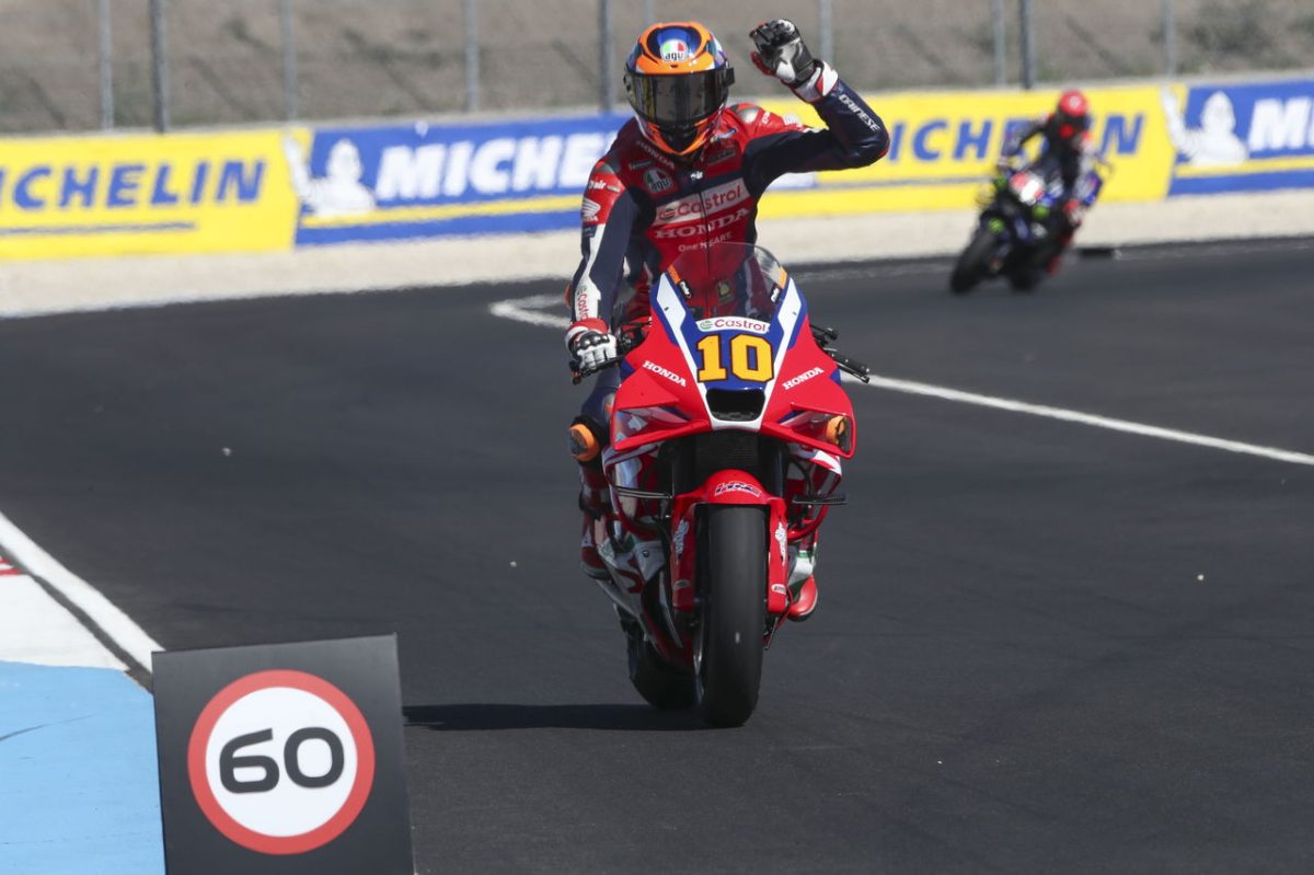 Barcelona Brilliance: Luca Marini Applauds Honda MotoGP's Spectacular Progress