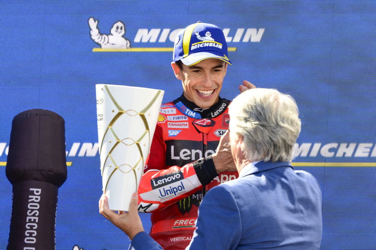 Marc Marquez's Trophy Triumph: A Masterful Display of Sportsmanship