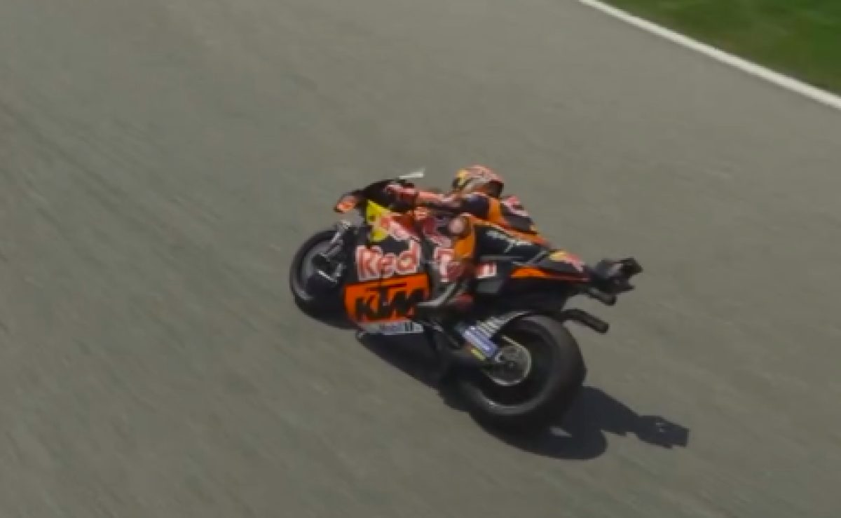 Speed Showdown: KTM RC16 Challenges World's Fastest Drone at Austrian MotoGP Circuit