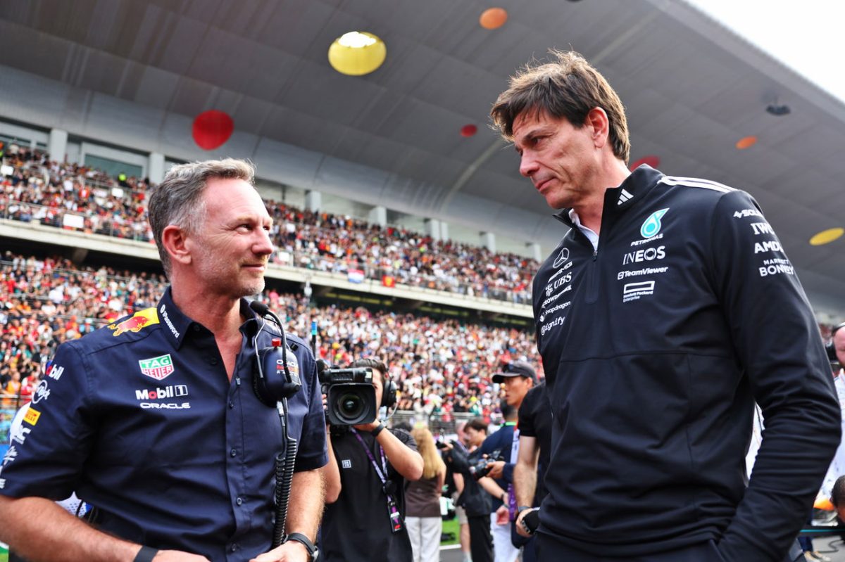 The Lighter Side of F1: Toto Wolff and Christian Horner's Playful Exchange
