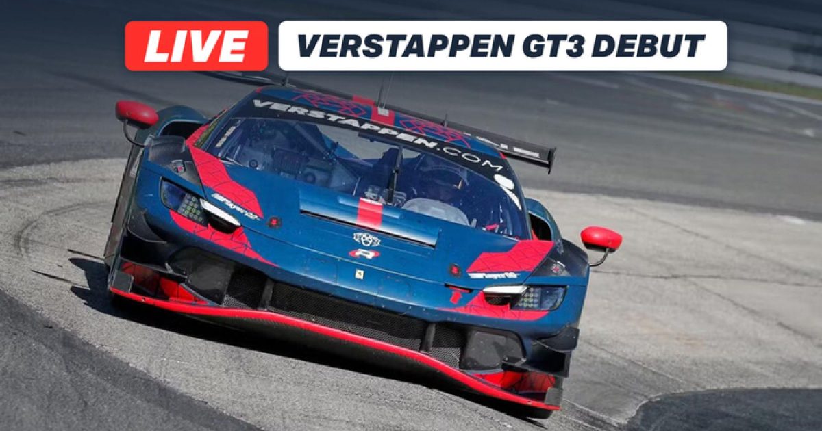 LIVE: Max Verstappen GT3 debut on the Nordschleife - qualifying