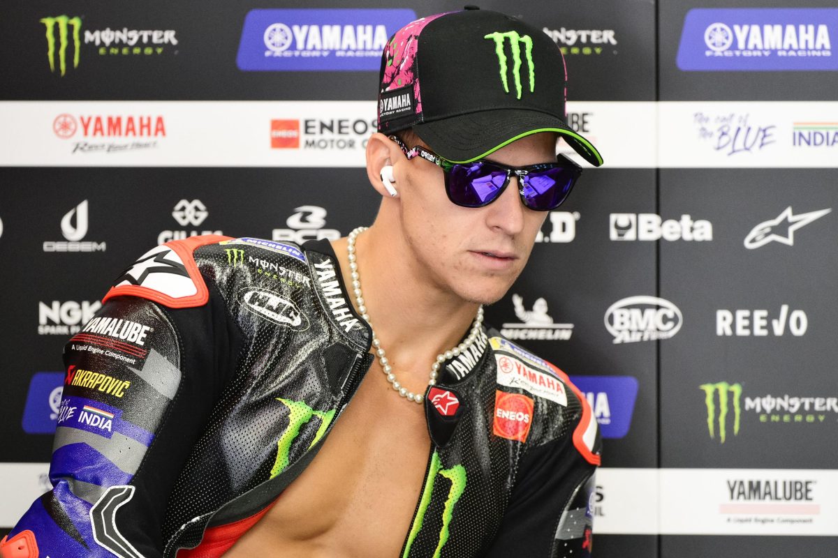 Fabio Quartararo&rsquo;s V4 lap time from Barcelona test