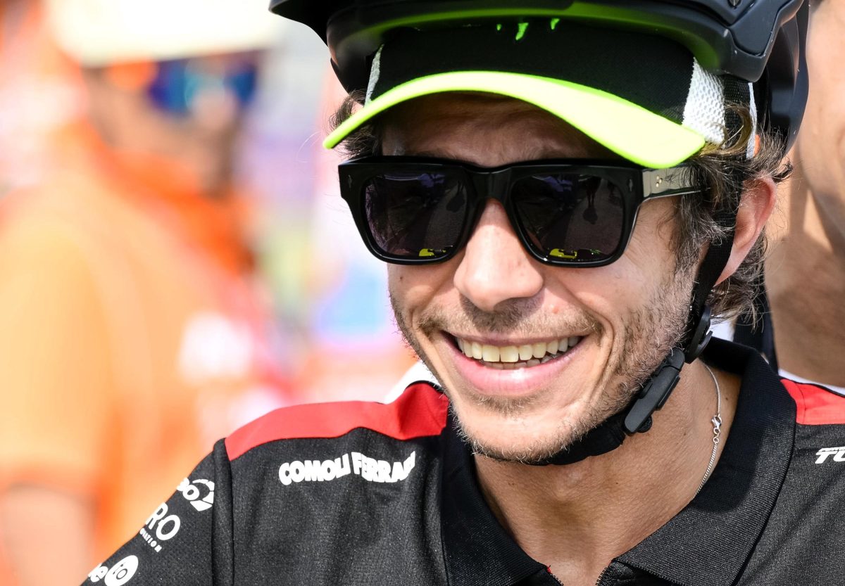 Racing Legend Valentino Rossi Explores Yamaha V4 Power at Misano Pit Visit