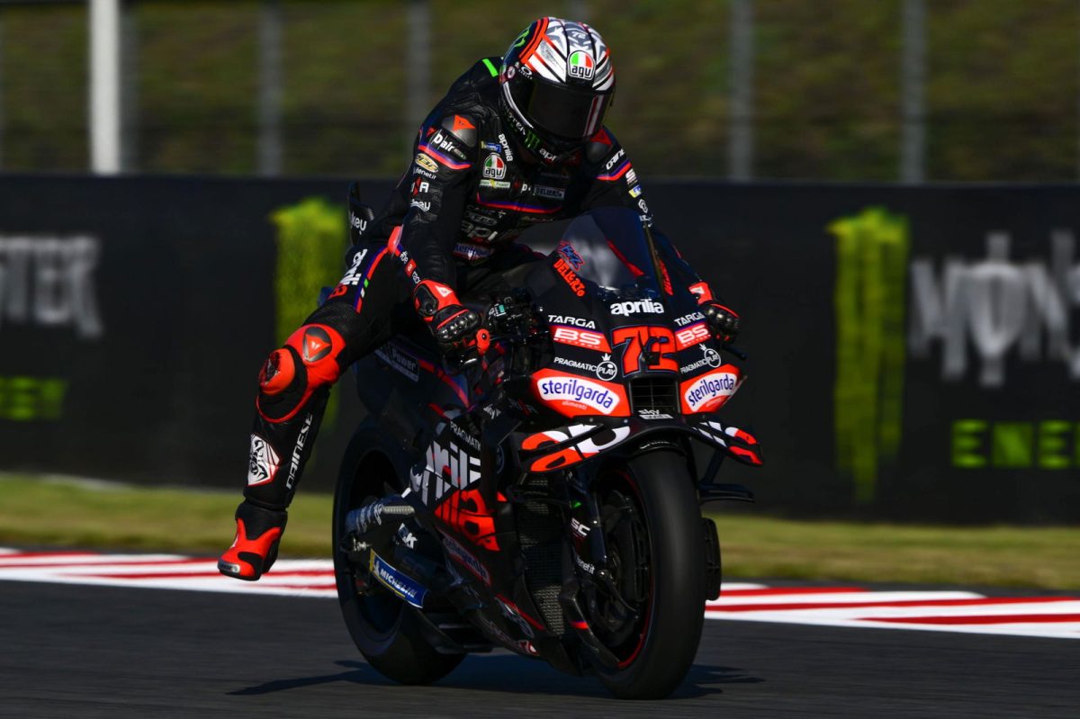 Bezzecchi Triumphs: Aprilia Secures P1 with Stellar Performance in Japanese MotoGP Practice
