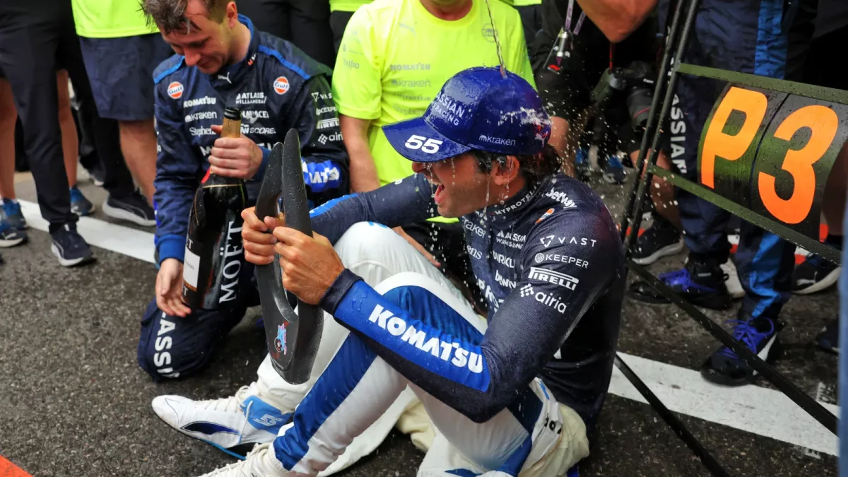 Carlos Sainz: Racing Towards History with Alain Prost in Azerbaijan GP Podium Achievement