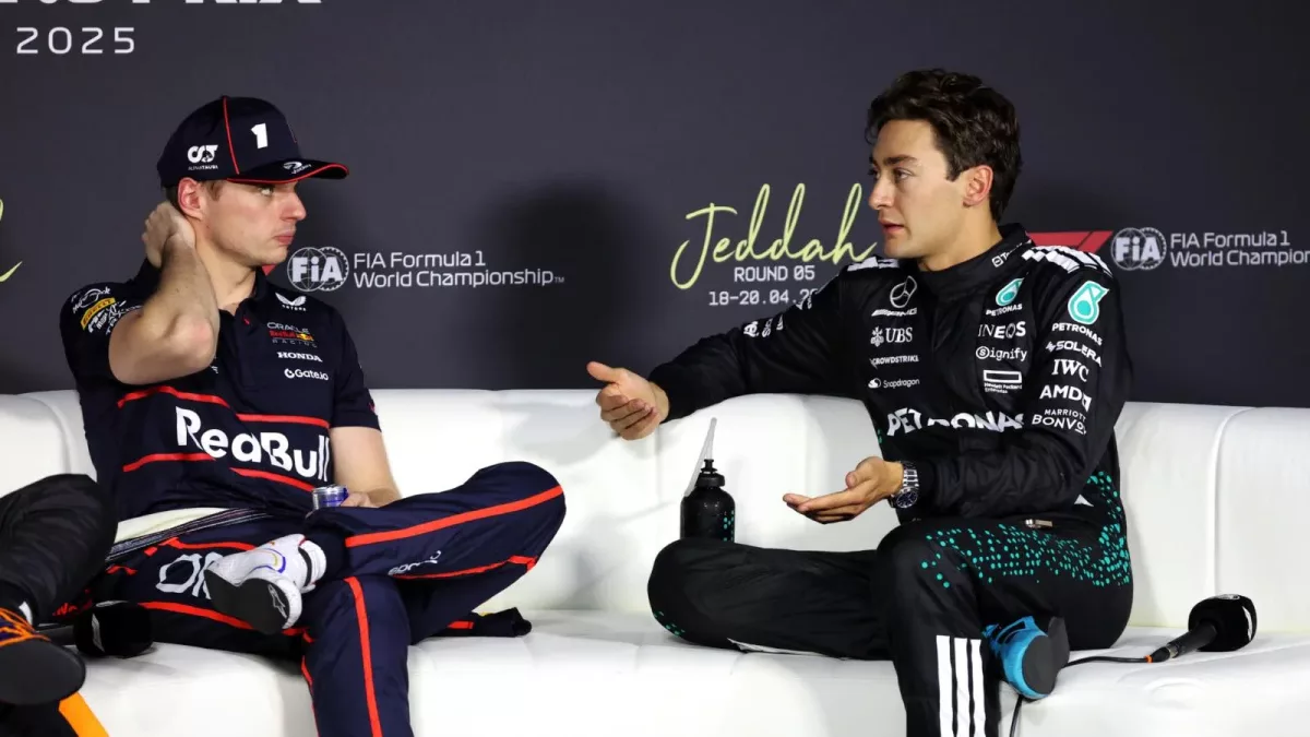 George Russell reveals why he was unconcerned by Max Verstappen to Mercedes talks