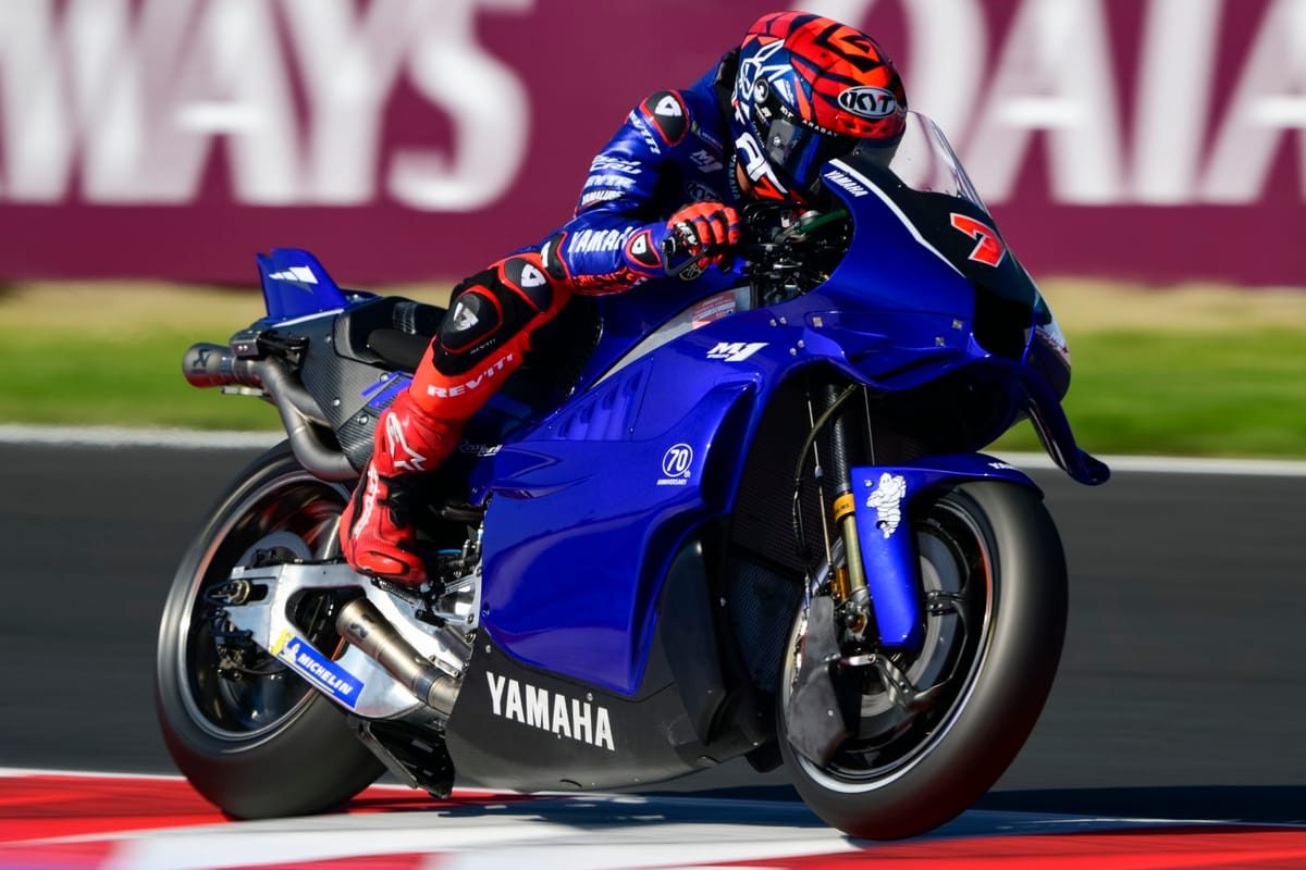 Revving Up the Excitement: Yamaha's V4 Roars to Life in Thrilling Misano Practice Debut