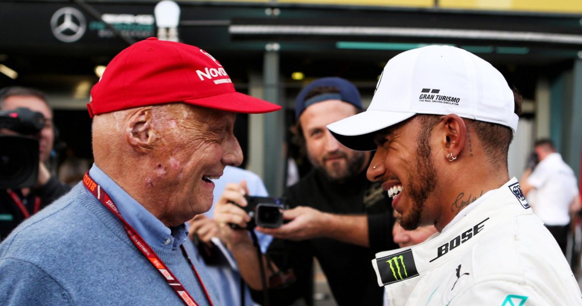 Hamilton pays homage to F1 legend with striking Lauda tribute helmet at Italian GP