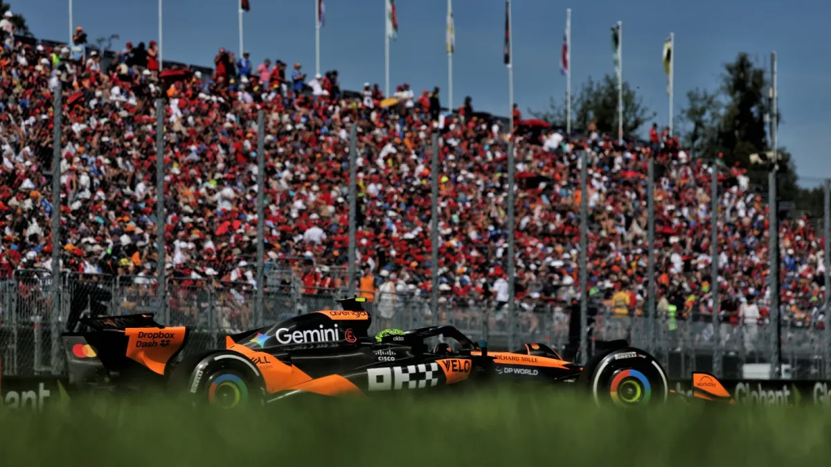 Lando Norris pips Charles Leclerc in FP3 at F1 Italian GP
