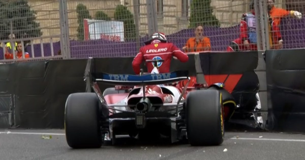 Thunderous Impact: Charles Leclerc's Spectacular Crash Equals F1 Record