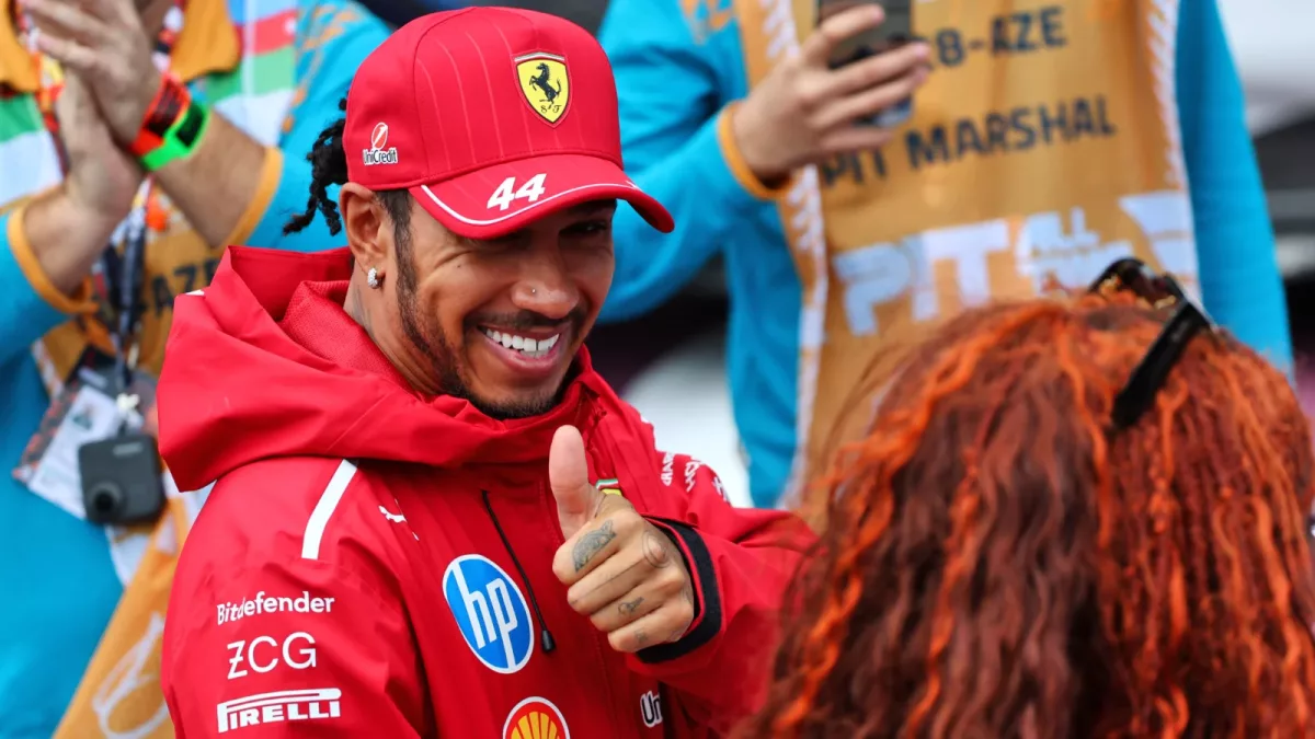 Unveiling the Enlightened Shift: Lewis Hamilton's ‘Happier’ Essence Shines Through as Ferrari Falters in F1