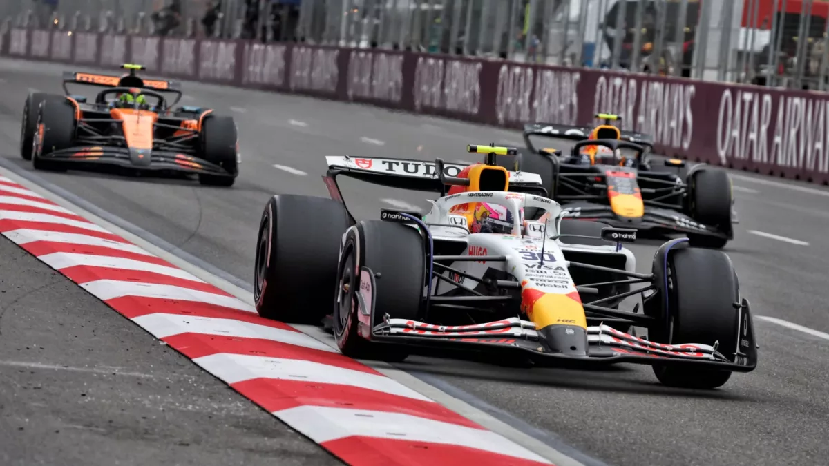 Sparks Fly as Liam Lawson Deliveres Savvy Shade to Yuki Tsunoda After F1 Azerbaijan GP Showdown