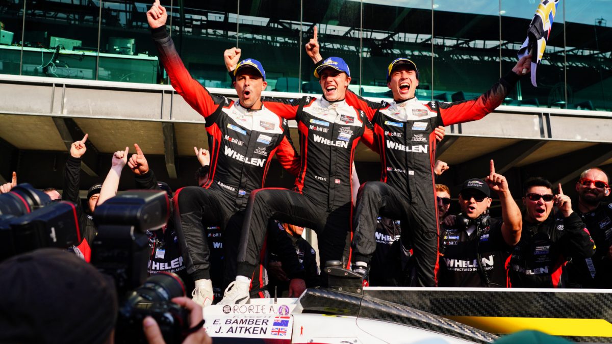 Triple Triumph: Vesti, Aitken, and Bamber Secure Spectacular Victory for Cadillac at Indy in IMSA