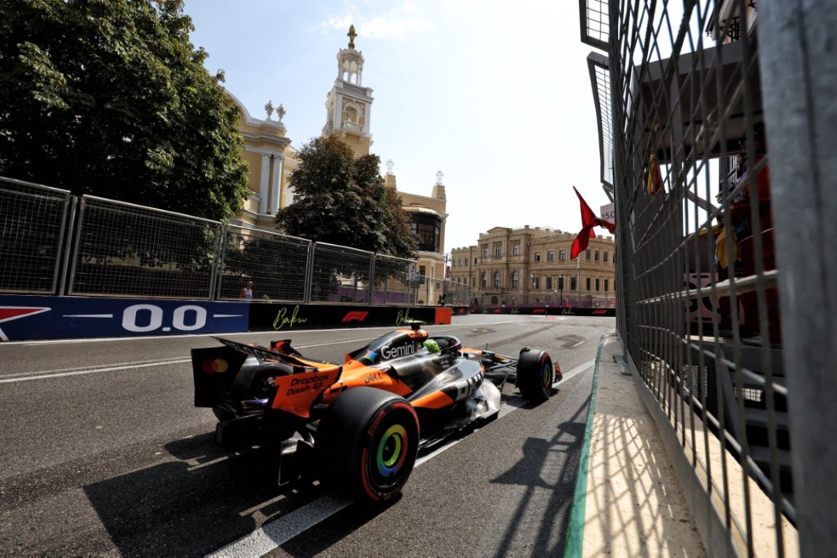 Rising Star Lando Norris Leads the Way in Azerbaijan Grand Prix Practice Session