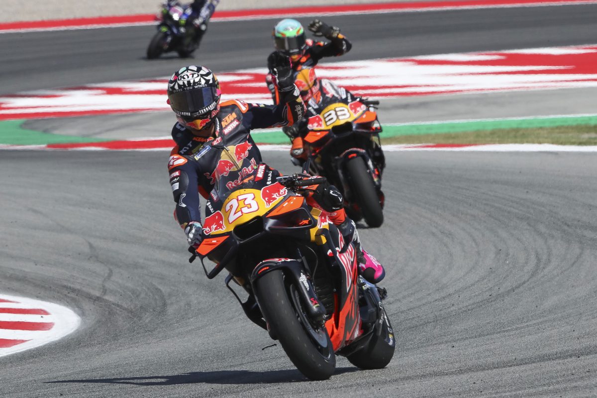 Enea Bastianini Secures Historic KTM MotoGP Podium, Steals the Show as 'Guenther Steiner a Lucky Bastard'