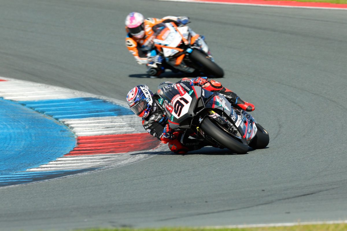 Leon Haslam reeling in Scott Redding, &ldquo;bit of a shame&rdquo; that rain stopped play in Assen.